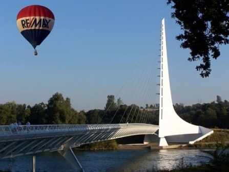 RE/MAX over the Sundial Bridge - Redding, CA