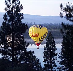 Baby Cheers over Prosser Reservoir - Truckee, CA