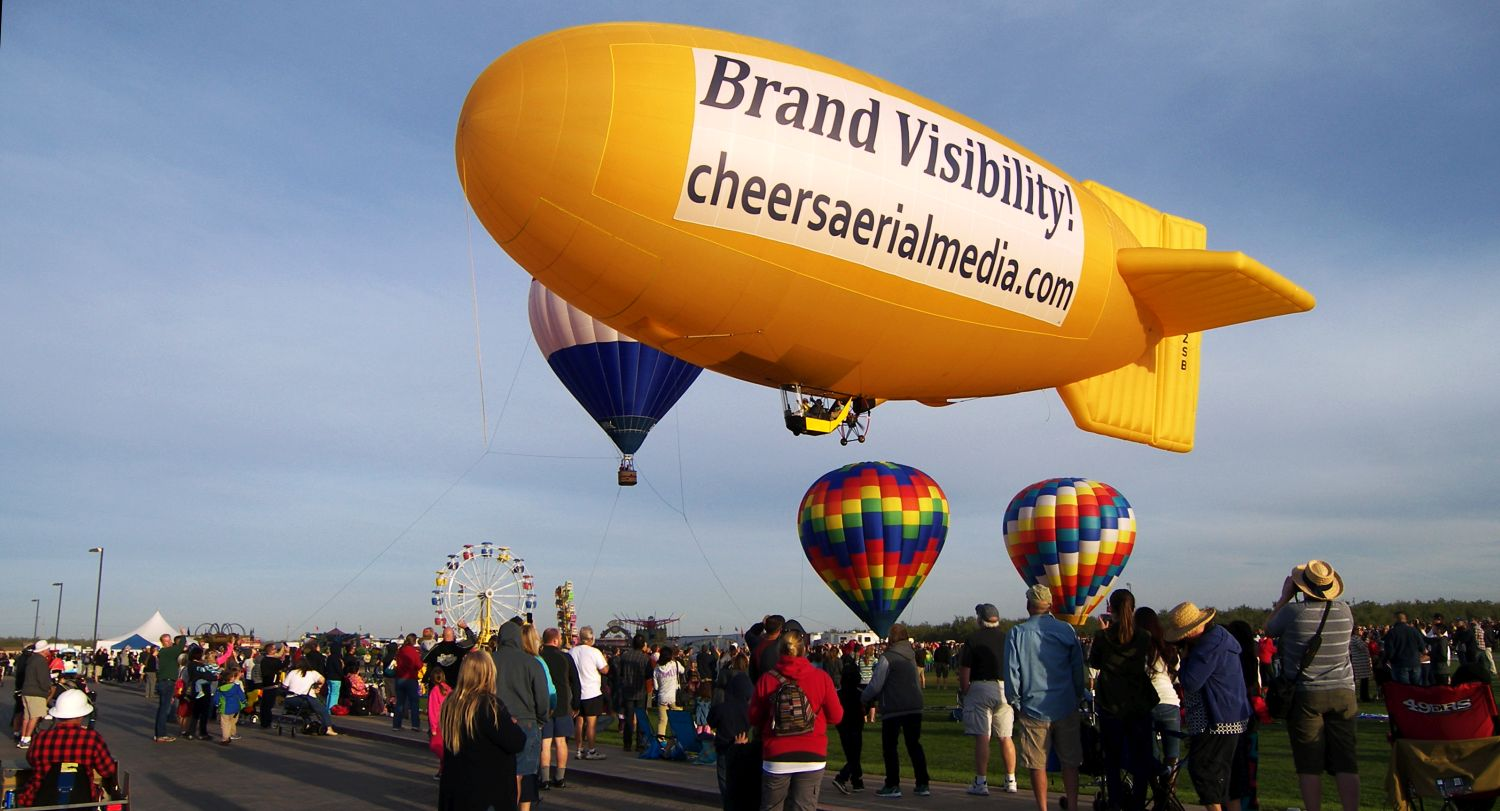 Airship Blimp Advertising - Aerial Banner Advertising