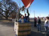 Gwen and Dave (in Cheers Balloon basket) with Joe and Julie at Argonaut High School in Jackson, CA