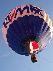 RE/MAX Hot Air Balloon - Above the Crowd!