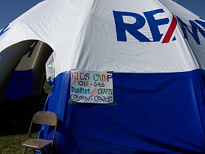 RE/MAX Tent at American Cancer Society "Relay for Life"