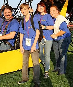 L-R: Kenny,K.C., Becca and Rachel White of Clovis, CA